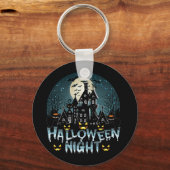 ホラー幽霊のよく出るハロウィーンナイト キーホルダー (正面)