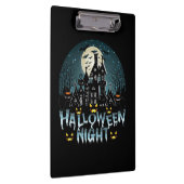 ホラー幽霊のよく出るハロウィーンナイト クリップボード (右)