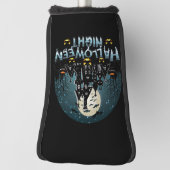 ホラー幽霊のよく出るハロウィーンナイト ゴルフヘッドカバー (回転90)