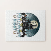 ホラー幽霊のよく出るハロウィーンナイト ジグソーパズル (横)