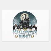 ホラー幽霊のよく出るハロウィーンナイト ラッピングペーパーシート (正面2)