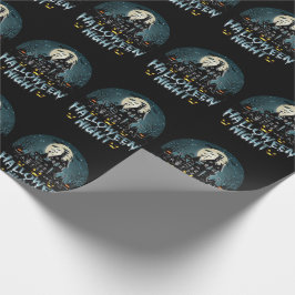 ホラー幽霊のよく出るハロウィーンナイト ラッピングペーパー