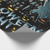 ホラー幽霊のよく出るハロウィーンナイト ラッピングペーパー (角)