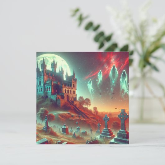 ホラー幽霊のよく出るハロウィーン城墓地 シーズンカード (スタンド正面)