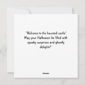 ホラー幽霊のよく出るハロウィーン城墓地 シーズンカード (裏面)