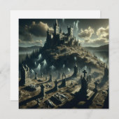 ホラー幽霊のよく出るハロウィーン城墓地 シーズンカード (正面/裏面)