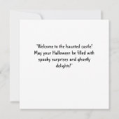 ホラー幽霊のよく出るハロウィーン城墓地 シーズンカード (裏面)