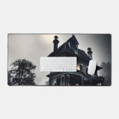 ホラー幽霊のよく出るマンションアットデュスク デスクマット (キーボード&マウス)