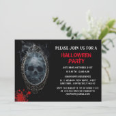 ホラー幽霊鏡ハローウィンパーティ 招待状 (スタンド正面)