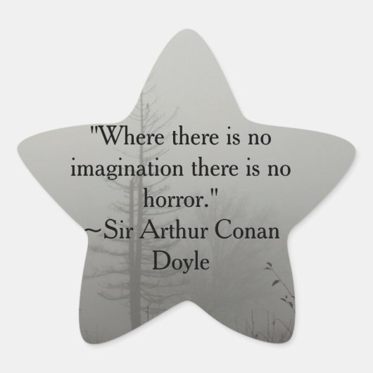 ホラー引用文シール 星シール (正面)