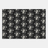 ホラー怖い吸血鬼不気味 ラッピングペーパーシート (正面3)
