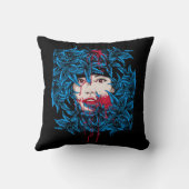 ホラー怖い女性スケッチ クッション (裏面)