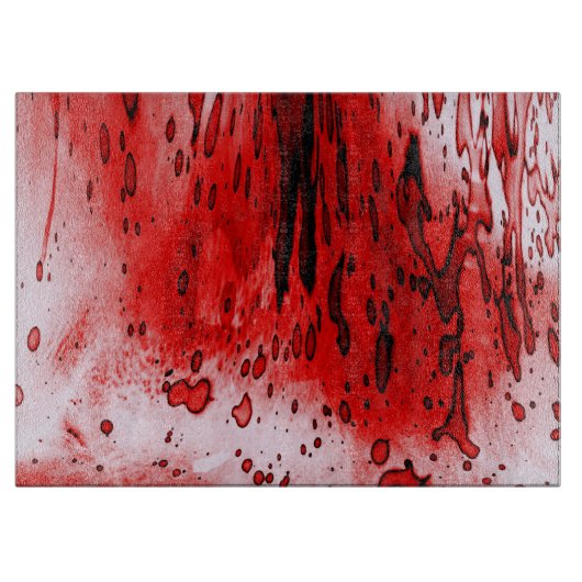 ホラー怖い血ハロウィーン カッティングボード (正面)