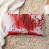 ホラー怖い血ハロウィーン ランバークッション (ブランケット)