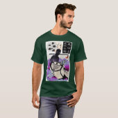 ホラー日本のハラジュクシーパステルゴシックアートemo tシャツ (正面フル)