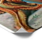 ホラー日本のヴィンテージ映画The Squid ポスター (角)