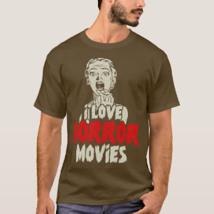ホラー映画が大好き Tシャツ