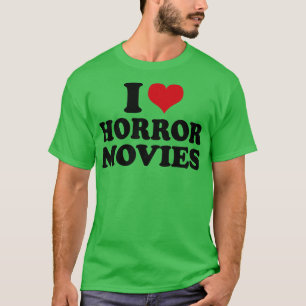 ホラー映画が大好き Tシャツ