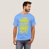 ホラー映画が好きでたぶん3人も家族 Tシャツ (正面フル)