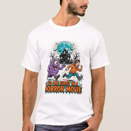 ホラー映画で最初に死ぬTシャツ Tシャツ