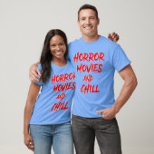 ホラー映画とチル犯罪連続殺人鬼ドキュメンタリー Tシャツ (ユニセックス)