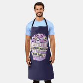 ホラー映画と可愛いハロウィーン エプロン (着用した状態)