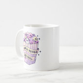 ホラー映画と可愛いハロウィーン コーヒーマグカップ (正面左)