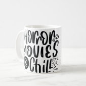 ホラー映画と寒さ コーヒーマグカップ (正面左)