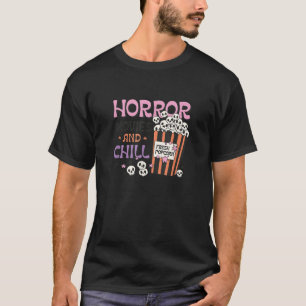 ホラー映画と寒さ Tシャツ