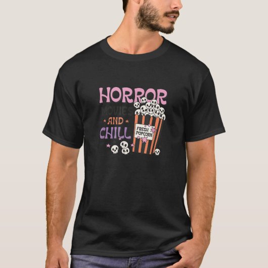 ホラー映画と寒さ Tシャツ (正面)
