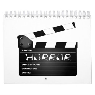 ホラー映画のチラシ カレンダー