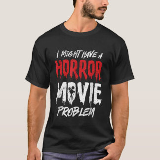 ホラー映画のデザイン恋人のためのホラー Tシャツ