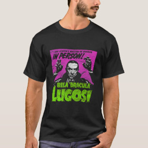 ホラー映画のドラキュラ・ルゴシ巨匠ヴァンパイア・エッセ Tシャツ