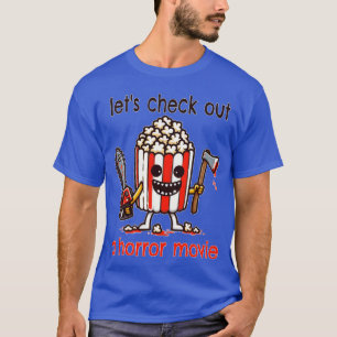 ホラー映画のレトロなデザインを見てみよう Tシャツ