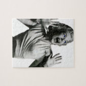 ホラー映画の叫ぶ人 ジグソーパズル (横)