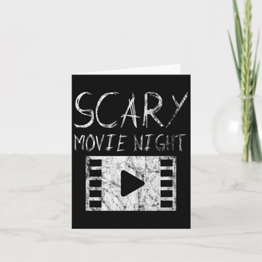 ホラー映画の夜 カード (正面)