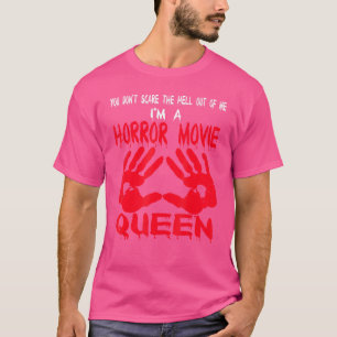ホラー映画の女王 ホラー映画ギフト Tシャツ