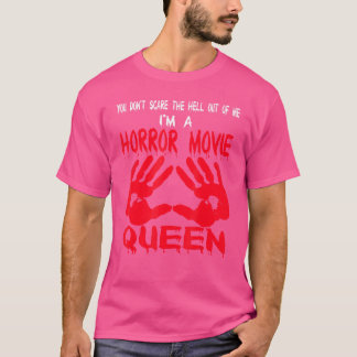 ホラー映画の女王 ホラー映画ギフト Tシャツ