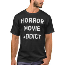ホラー映画の常習者の暗闇のTシャツ