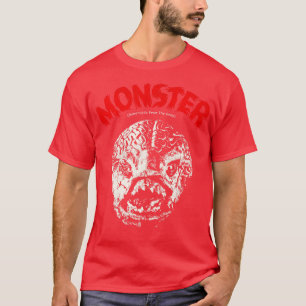 ホラー映画の怪獣フマノイド深い Tシャツ