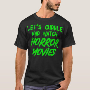 ホラー映画の真の犯罪怖いハロウィンおもしろいギフト Tシャツ