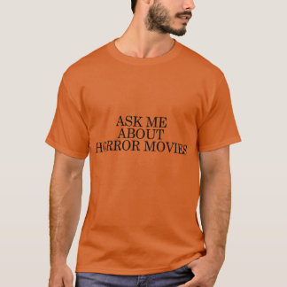 ホラー映画の話なら聞いてくれ ボーイ・コメディ Tシャツ