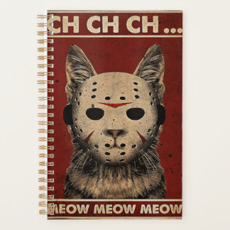 ホラー映画や猫への愛とoを組み合わせる プランナー手帳