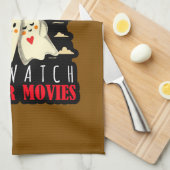 ホラー映画を抱きしめたい キッチンタオル (四つ折り)