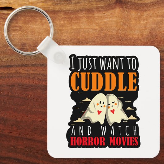 ホラー映画を抱きしめたい キーホルダー (正面)