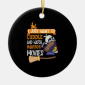 ホラー映画を抱きしめたい セラミックオーナメント (正面)