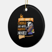 ホラー映画を抱きしめたい セラミックオーナメント (左)