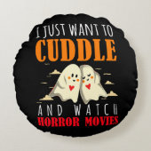 ホラー映画を抱きしめたい ラウンドクッション (正面)