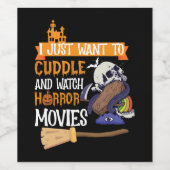 ホラー映画を抱きしめたい ワインラベル (シングルラベル)