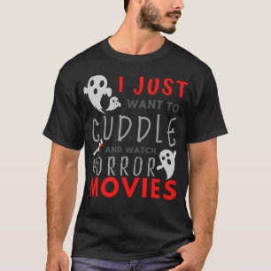 ホラー映画を抱きしめたい Tシャツ